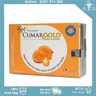 CUMARGOLD - Viên uống nano curcumin giảm đau dạ dày, chống oxy hoá