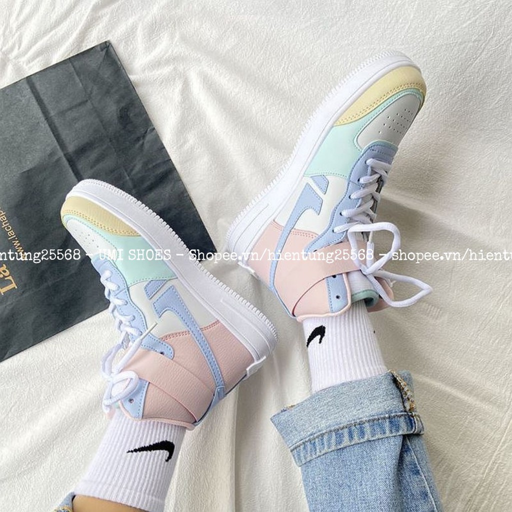[MỚI] Giày cao cổ nữ thể thao shadow pastel đế bằng đi học đi chơi cá tính năng động trẻ trung mới hot trend đẹp xinh | BigBuy360 - bigbuy360.vn