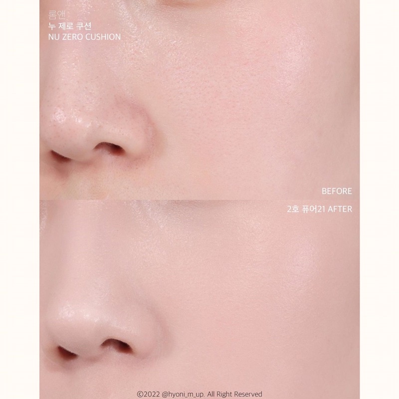 Phấn nước mỏng nhẹ tự nhiên Romand Nu Zero Cushion SPF24 PA++ 15g