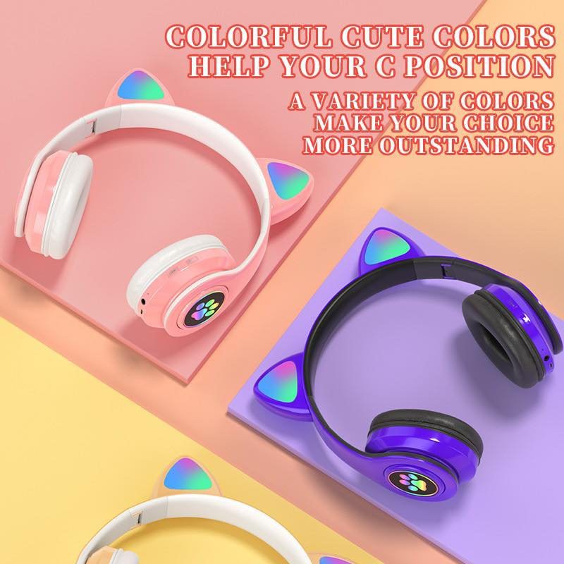 tai nghe mèo chụp tai Bluetooth Cat EAR -B39