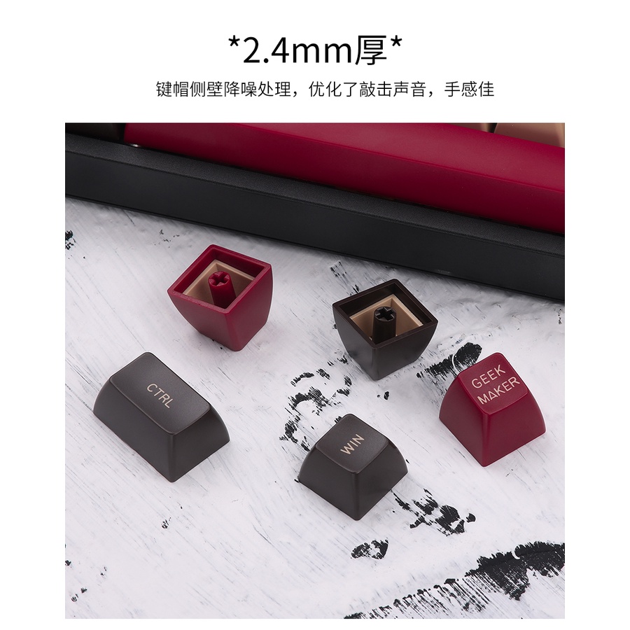 Maxkey Western SA Keycap 157 nút bàn phím cơ THICK ABS Double Shot