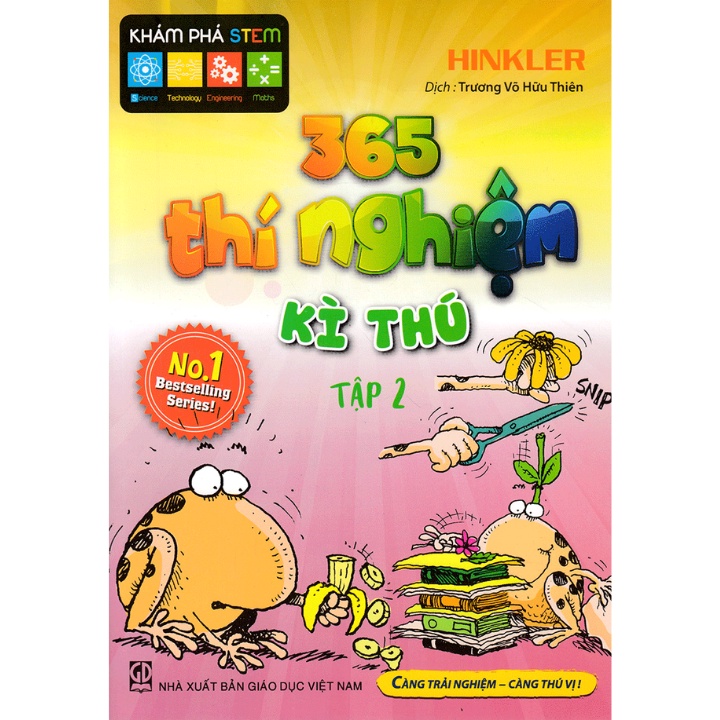 Sách - Combo 365 Thí Nghiệm Kì Thú Tập 1, 2, 3, 4, 5 (Bộ 5 Cuốn) - FN