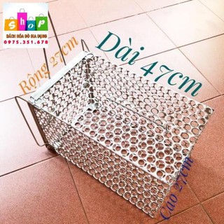 Bẫy lồng chuột cỡ trung 40x20x20cm - hàng sắt nam định loại 1-giadung24h