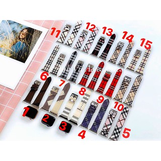 Dây đeo Đồng hồ thông minh tổng hợp các mẫu da hiệu Burberry