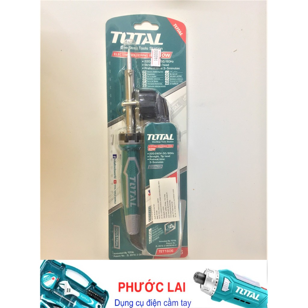 Mỏ hàn chì 60W Total TET1606