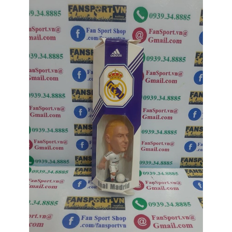 Tượng cầu thủ bóng đá David Beckham 23 Real Madrid 2003-2004 home figure forward sport