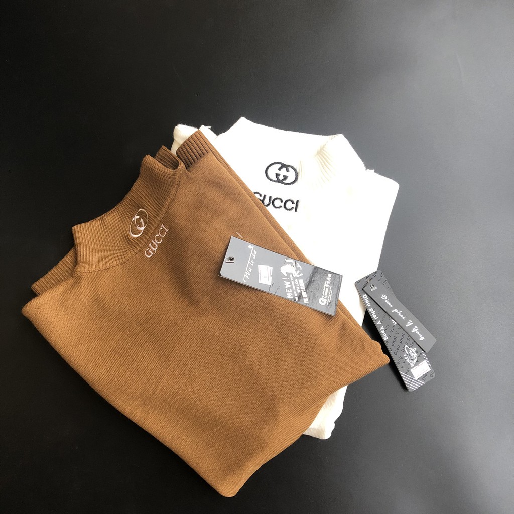 Áo len nam cổ cao, áo len nam cổ 3 phân thể thao