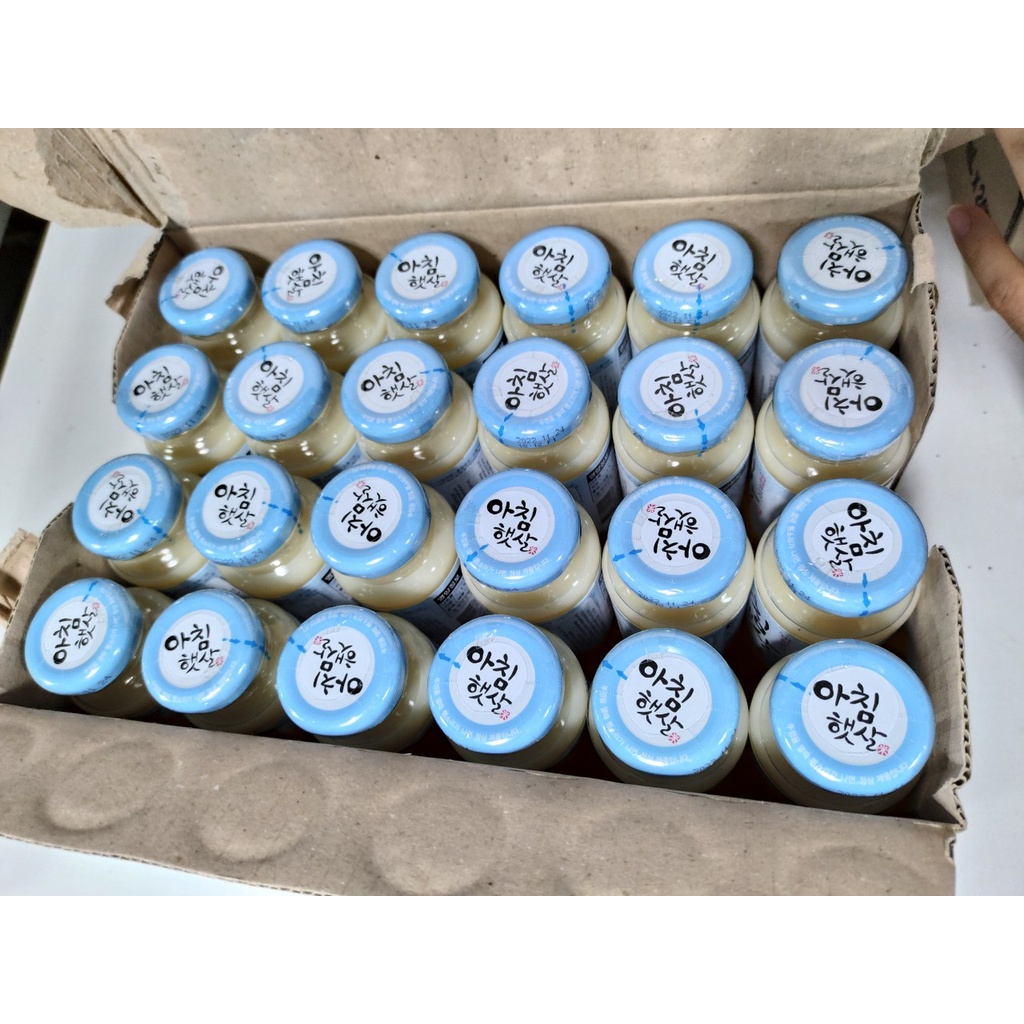 Thùng 24 chai Nước gạo hàn quốc 180ml - 아침햇살