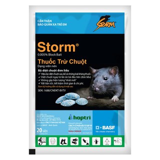 Thuốc diệt chuột Storm dạng viên nén - gói 4 viên