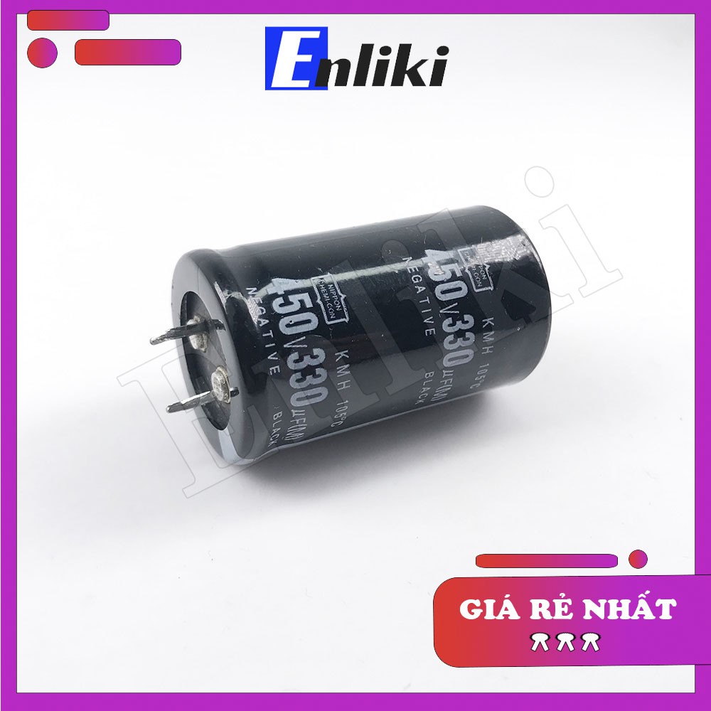 Tụ 330uF 450V Chân Cứng kích thước 30x50mm