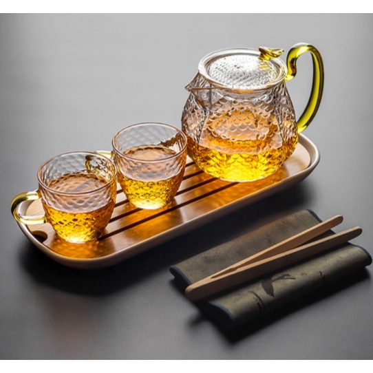[ shop chuyên sỉ ] Ấm pha trà thủy tinh dày cách nhiệt cao cấp