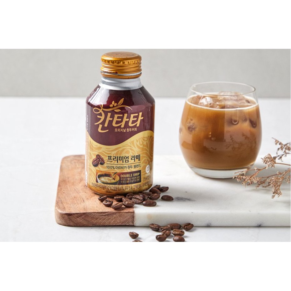 [LOTTE] CÀ PHÊ CANTATA PREMIUM LATTE 275ML - [롯데] 칸타타오리지널 원두커피 프리미엄 라떼 275ML