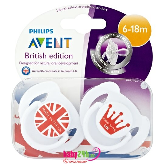 Ty ngậm Avent Philips SCF172/30 ( 6-18 m)