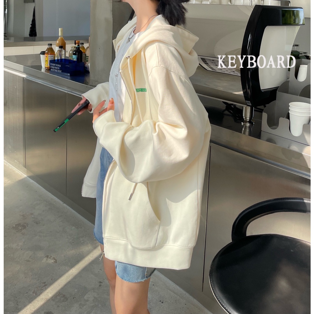 Áo Khoác Hoddie nỉ bông MINI form rộng Unisex Nam Nữ 3 màu ZOZO