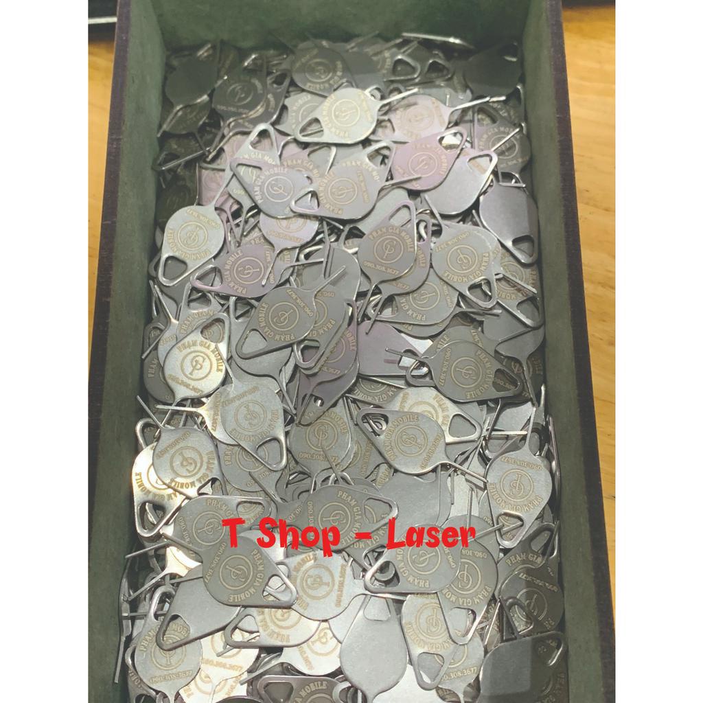 100 Que chọc sim khắc laser theo yêu cầu