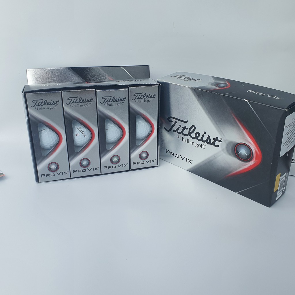 1 Hộp Bóng Golf Mới Titleist Pro V1x, New 2022