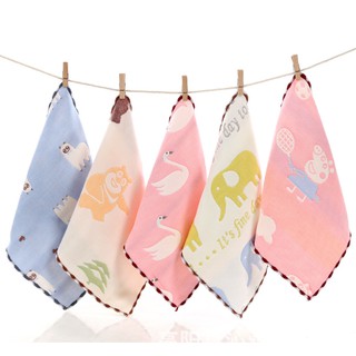 SET 5 Chiếc Khăn Xô Rửa Mặt Sợi Tre Lee Kid Dành Cho Em Bé- NEW