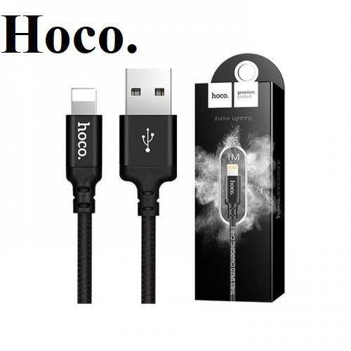 Cáp sạc IPdài 1m/2m Hoco X14 siêu bền hàng