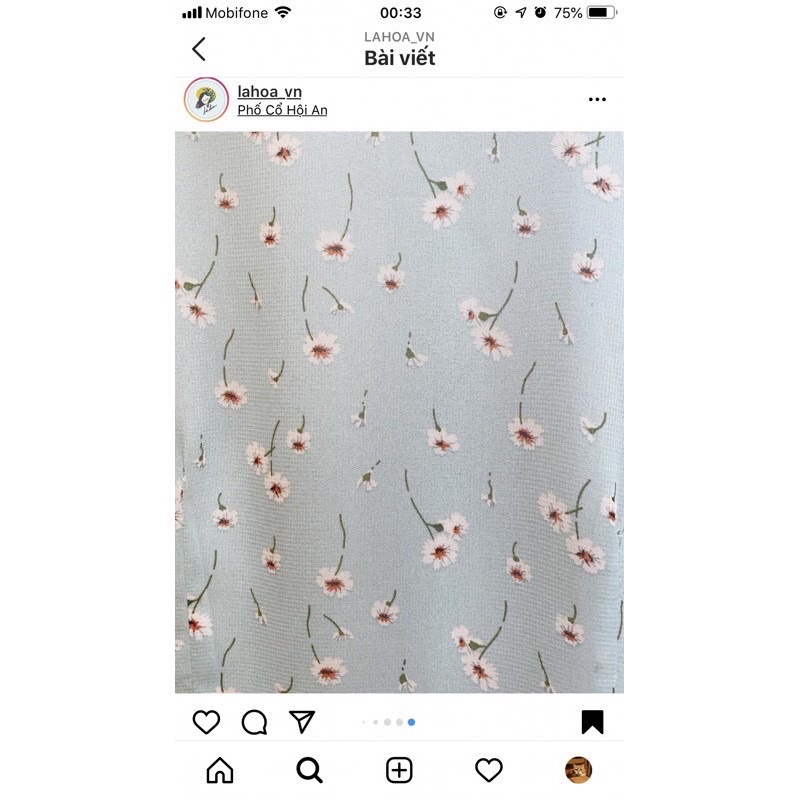 Set áo dài Set áo dài hoa nhí Là hoa hoa nhí