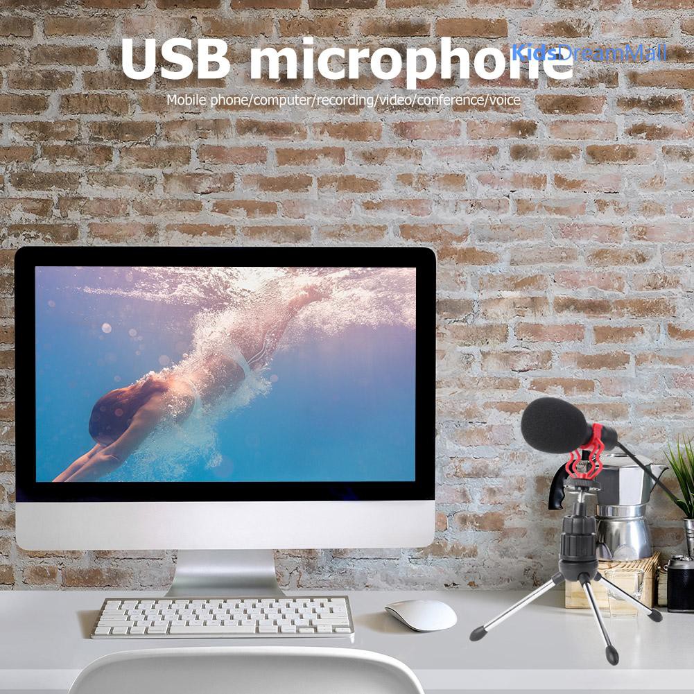 Bộ micro có dây thu âm đa hướng kết nối cổng USB cho Studio