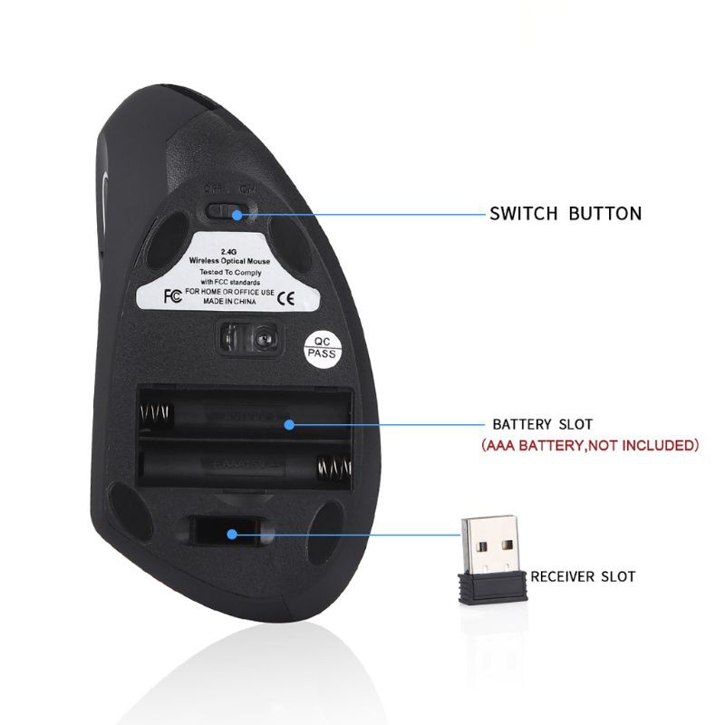 Chuột Quang Không Dây 5d Kết Nối Usb