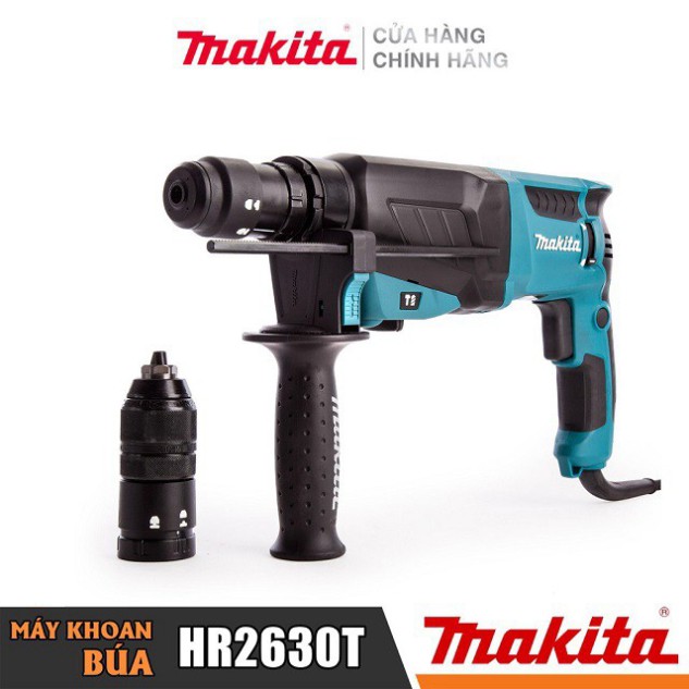 [Chính Hãng] Máy Khoan Búa Makita HR2630T (26MM-800W) Bảo Hành Tại Các TTBH Toàn Quốc