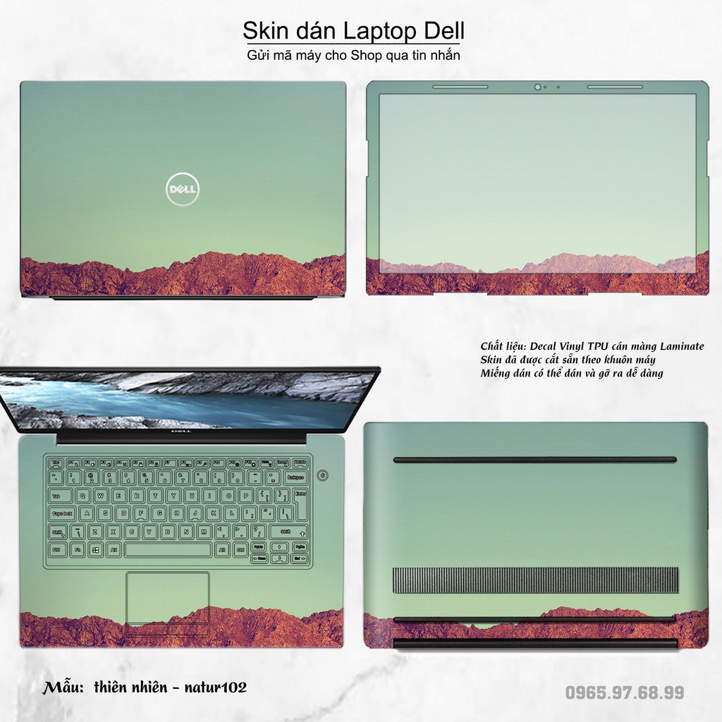 Skin dán Laptop Dell in hình thiên nhiên _nhiều mẫu 5 (inbox mã máy cho Shop)