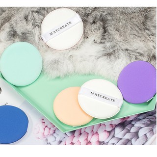 Set 7 Bông Đánh Phấn Cushion Maycreate Cao Cấp Full Box