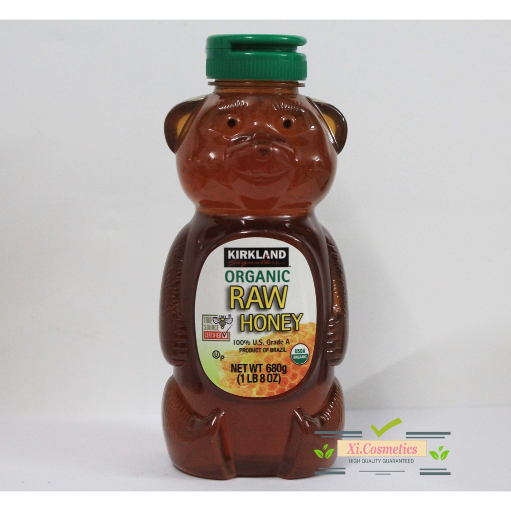 DATE 04 2022 Mật ong gấu Honey Bear Kirland 680g