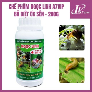 Chế phẩm Ngọc Linh A7VIP - Bả Diệt Ốc Sên - 200g - Chuyên Dùng Cho Hoa Lan, Cây Cảnh