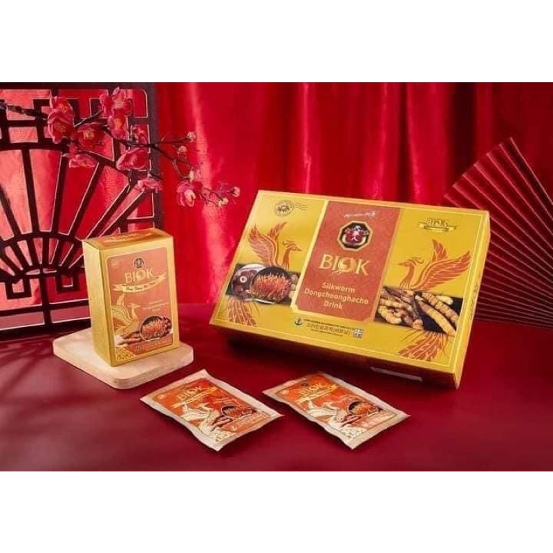 [HÀNG MỚI] Nước Uống Đông Trùng Hạ Thảo BIOK, bổ sung năng lượng.Thực phẩm tăng sức đề kháng.