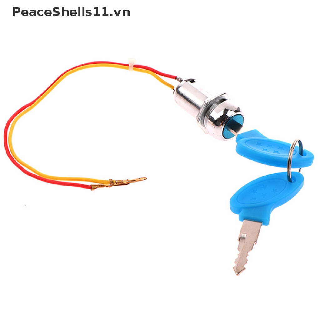 Ổ Khóa Xe Đạp Điện Kèm 2 Dây Chìa Khóa