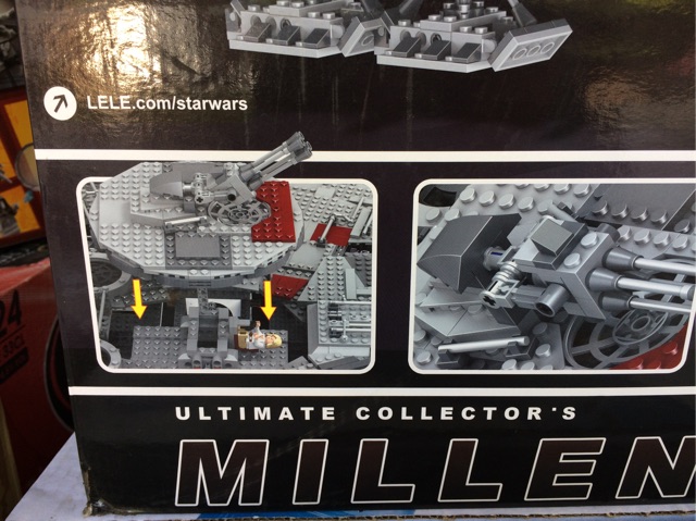 Mẫu mô Hình Lego LeLe 35002 Star War Falcon 3582