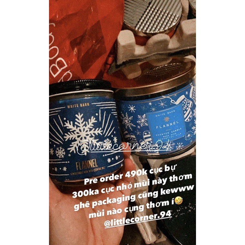 Nến thơm Bath and body works