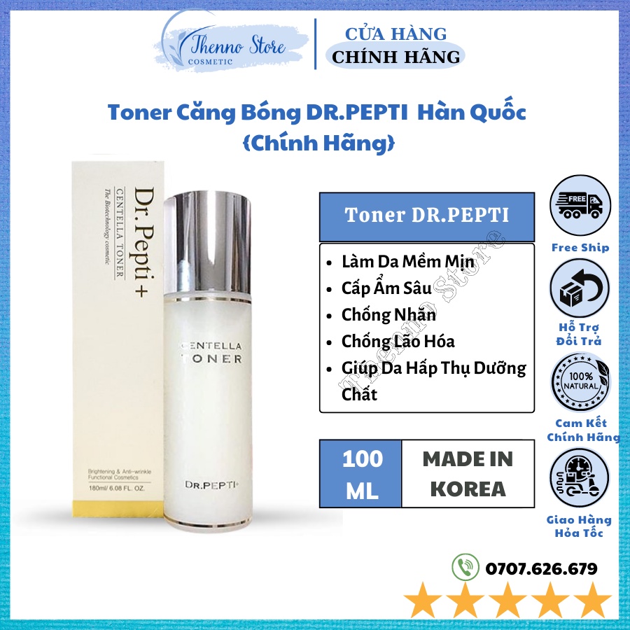 Toner Căng Bóng DR.PEPTI Hàn Quốc {Chính Hãng}