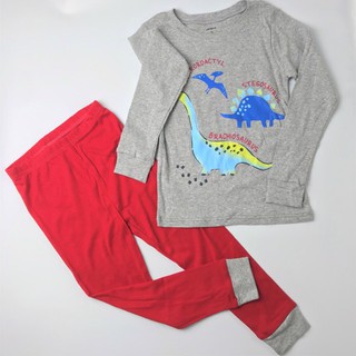 [2-8Y] Set 2 bộ cotton dài tay Carter's bé trai - Random