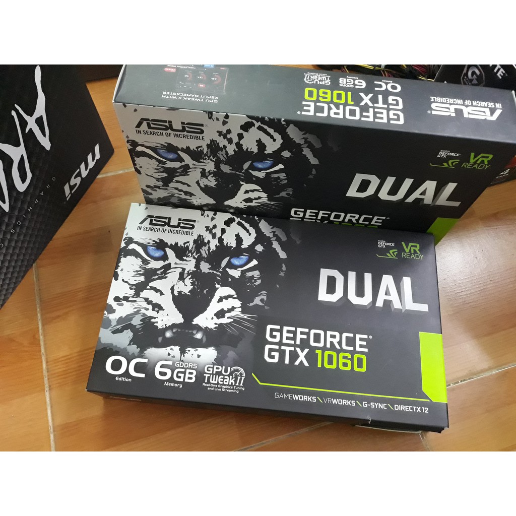 ASUS 1060 6G DUAL VGA PUBG