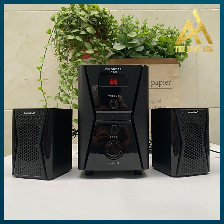 Loa Máy Tính Bluetooth Để Bàn Có Dây 2.1 SOUNDMAX A828 - Loa Vi Tính Laptop Âm Thanh Cực Hay