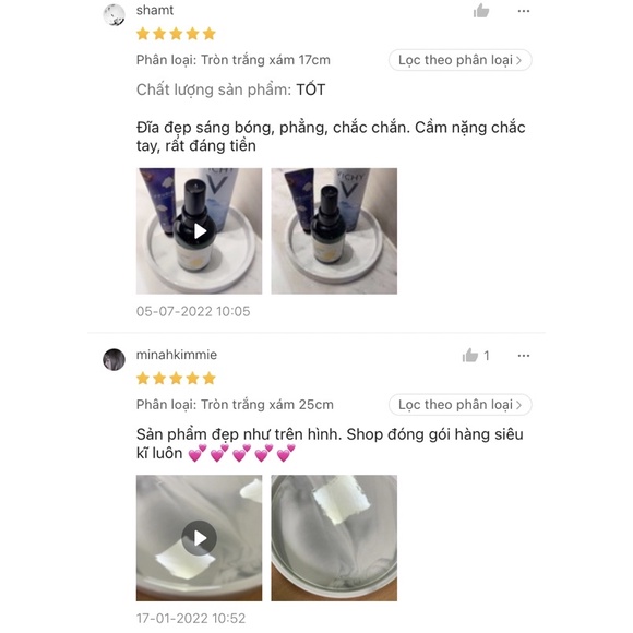 Khay sứ vân đá Marble Hồng/ xám/ đen  - phụ kiện trang trí - Gippy Decor