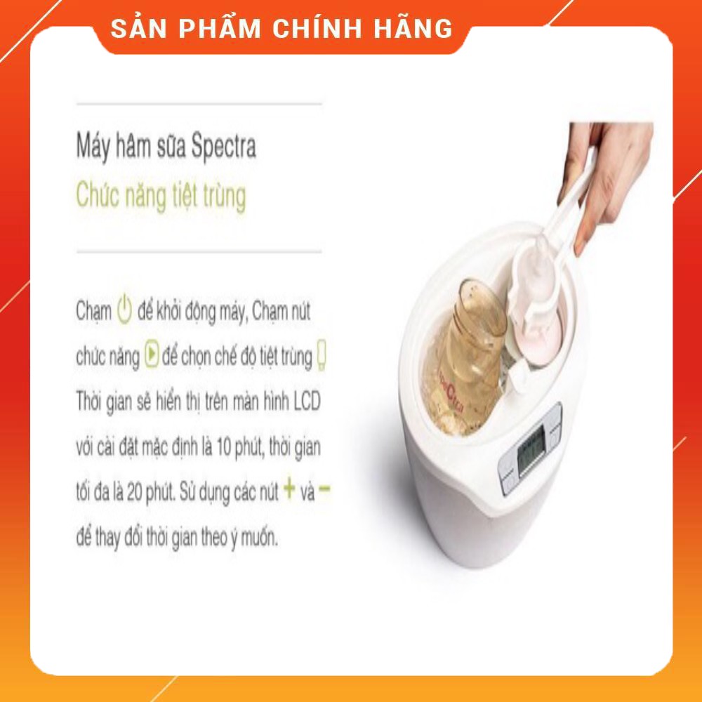 Máy hâm sữa tiệt trùng đa năng Spectra warmer