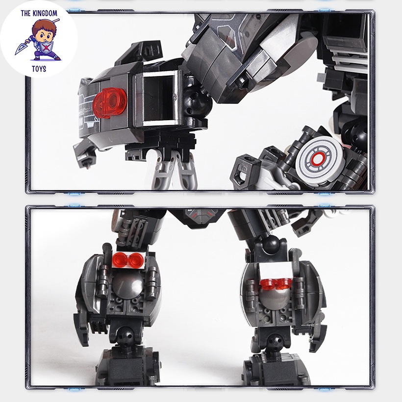Đồ Chơi Lắp Ráp Mô Hình HulkBuster Iron Man War Machine Robot Siêu Anh Hùng Người Sắt LY76013