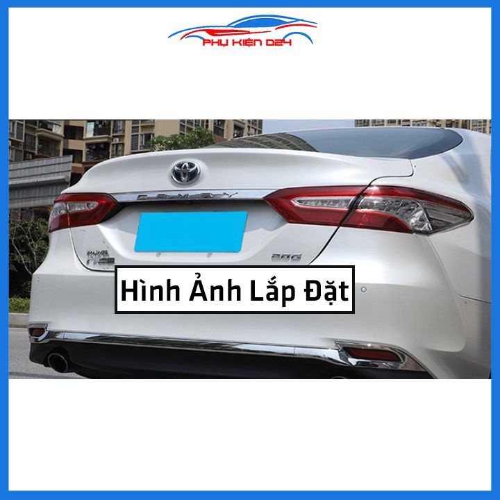 Ốp cản sau Camry 2019-2020 mạ crom trang trí chống trầy bảo vệ xe