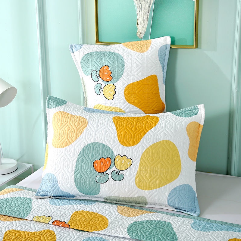 Cặp Vỏ Gối Bằng Cotton Dày Dặn Kích Thước 48 * 74cm Có Thể Tháo Rời Và Giặt Rửa