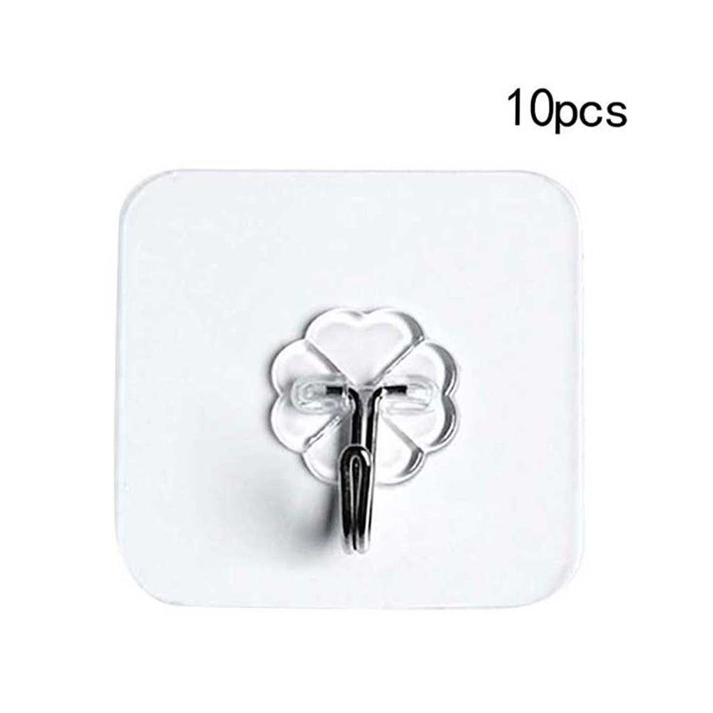 10 / 20 Móc Treo Đồ Có Giác Hút Trong Suốt Chắc Chắn