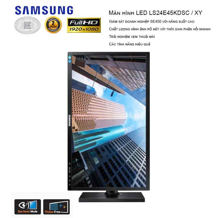 Màn hình Samsung LS 24E45 KDSC/XV 24inch FHD 60hz 5ms - Hàng chính hãng | BigBuy360 - bigbuy360.vn