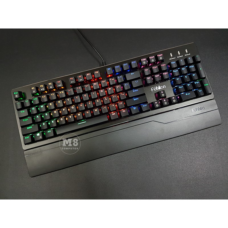 Phím cơ Fuhlen Eraser mới bh chính hãng 2 năm có kê tay | BigBuy360 - bigbuy360.vn