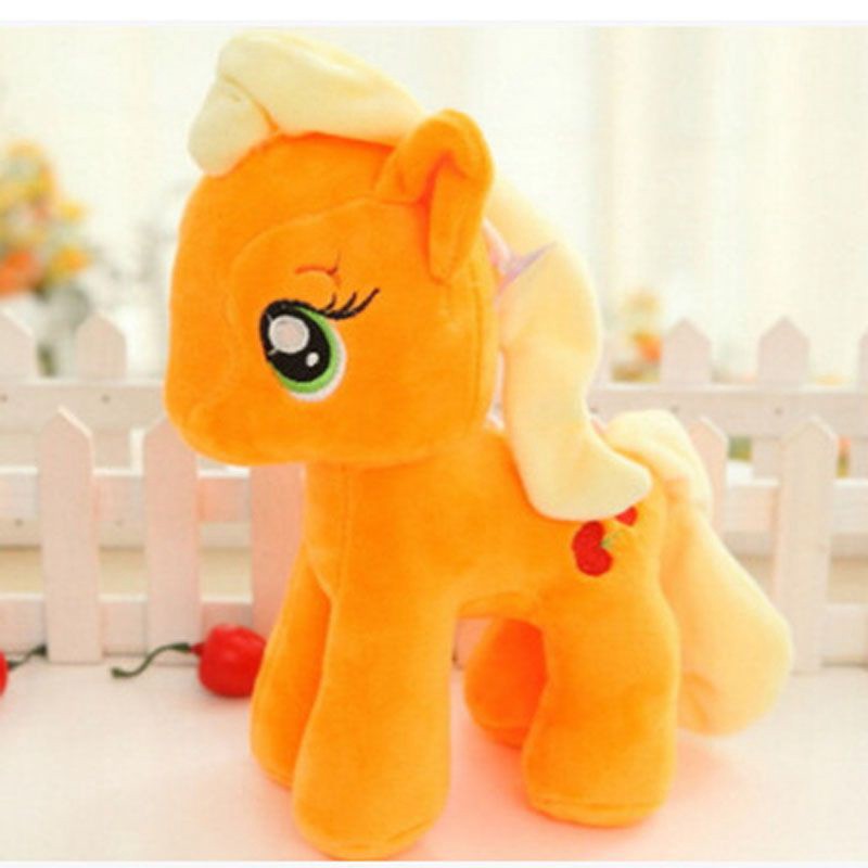 MY LITTLE PONY Thú Nhồi Bông Hình Con Ngựa Pony Màu Cầu Vồng