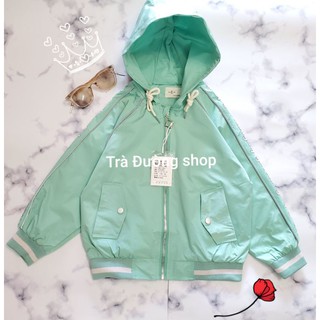 ÁO KHOÁC DÙ DẠ QUANG BÉ GÁI