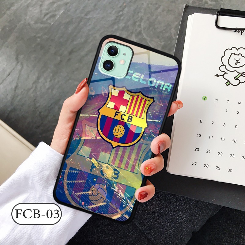 Ốp kính 3D IPHONE 11 - in biểu tượng đội bóng