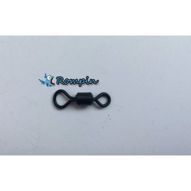 Set 30 Kẹp Xoay Mắt Màu Đen Cỡ 4# (UK 8)#Móc Câu Cá Chuyên Dụng Chất Lượng Cao